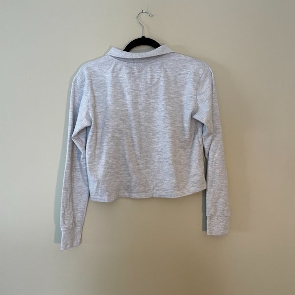 Kangol Cropped Collared Sweatshirt - Size US Small - Picture 4 of 4